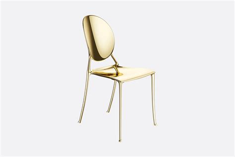 stark dior|Miss Dior Chair DIOR BY STARCK, Polished Aluminum Gold, 1 .